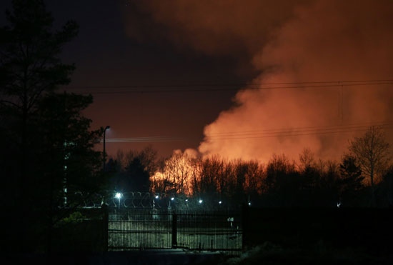 حريق-فى-مؤسسة-عقابية-حول-مفاعل-تشرينوبل-فى-أوكرانيا