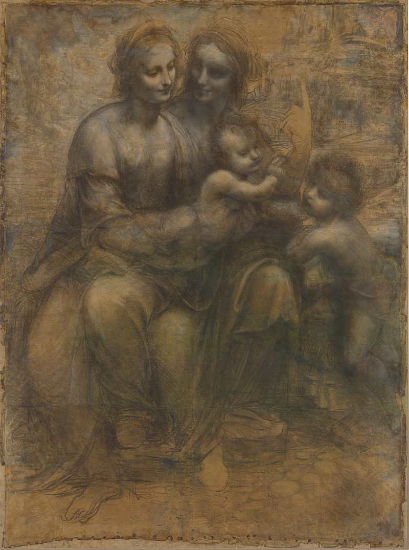 العذراء والطفل مع سانت آن والقديس