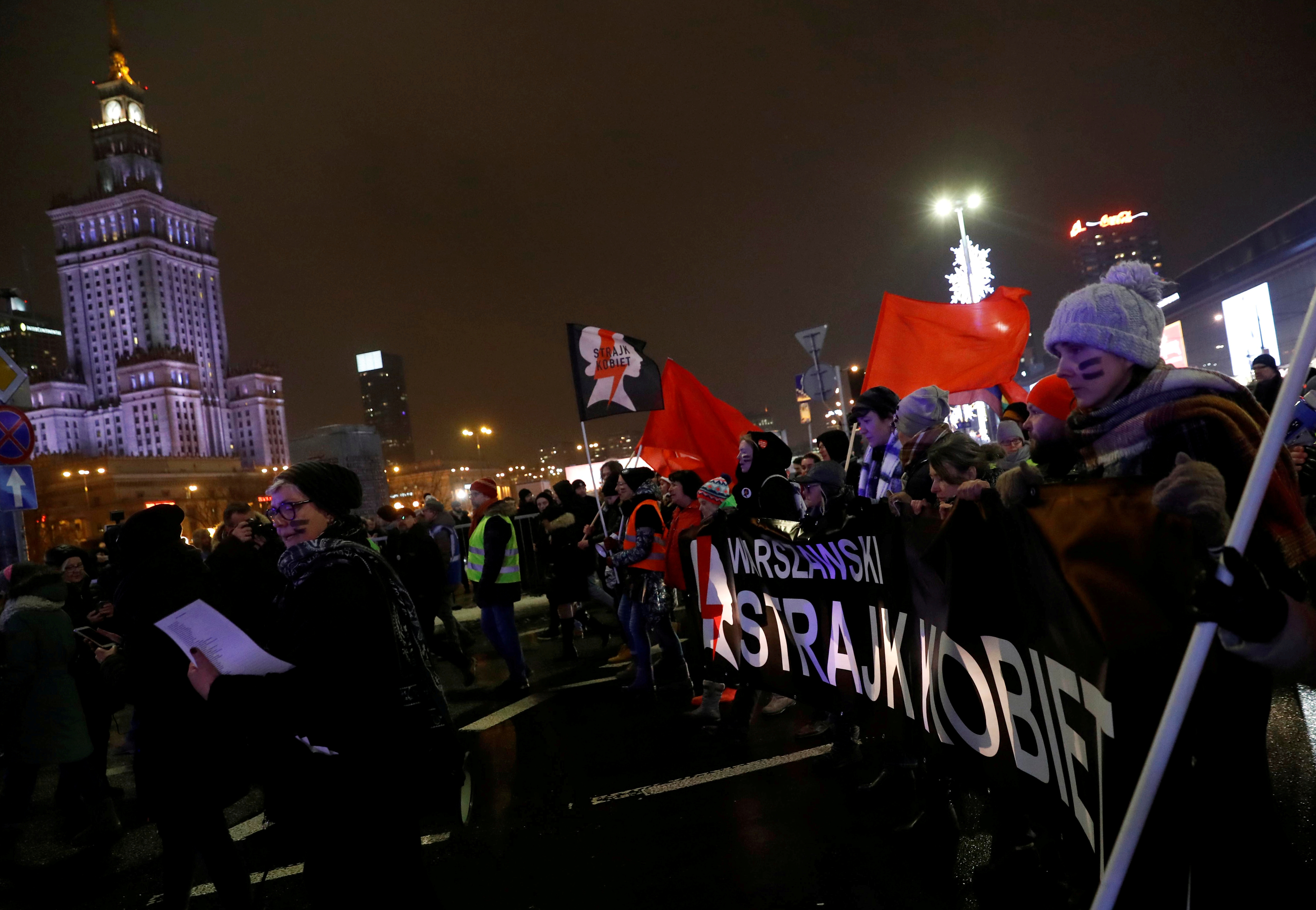 مظاهرات فى بولندا