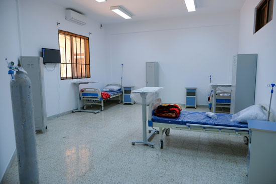 تجهير إحدى المستشفيات لإستقبال حالات كورونا