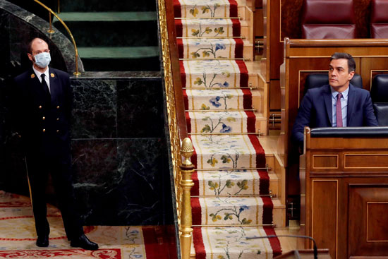 رئيس الوزراء الاسبانى بالبرلمان