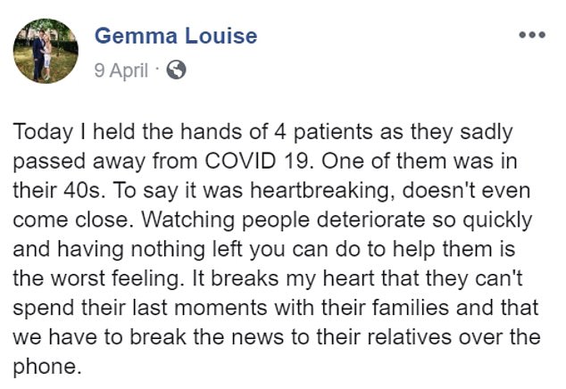 ممرضة بريطانية تروى قصة وفاة أربعة بسبب كورونا (1)