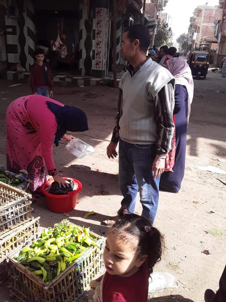 فض سوق قرية كفر العلوى (5)