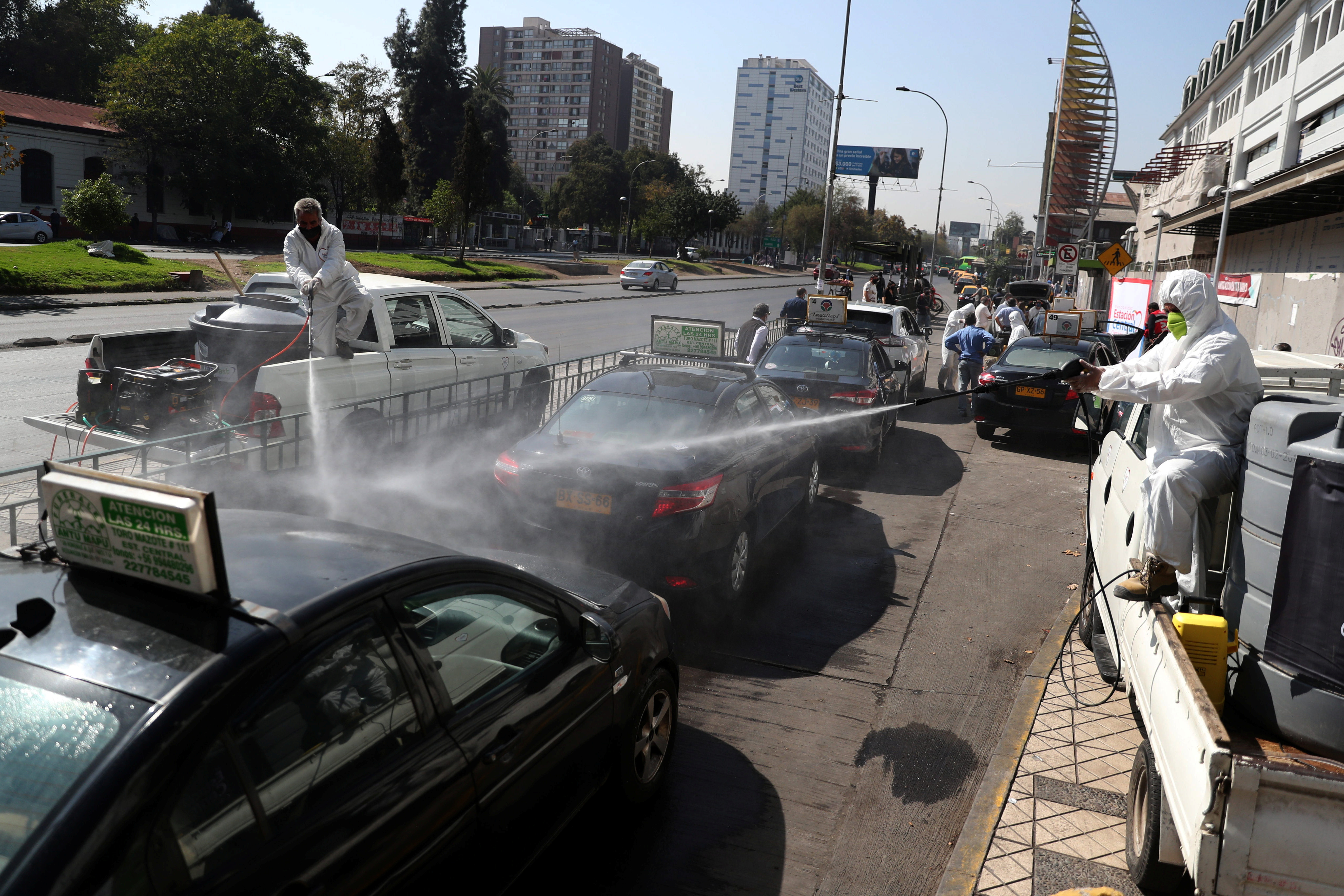 تطهير السيارات فى شيلي