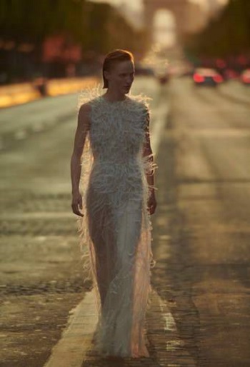 فستان زفاف بالريش من ماكس مارا