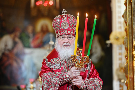 عيد القيامة فى موسكو الروسية