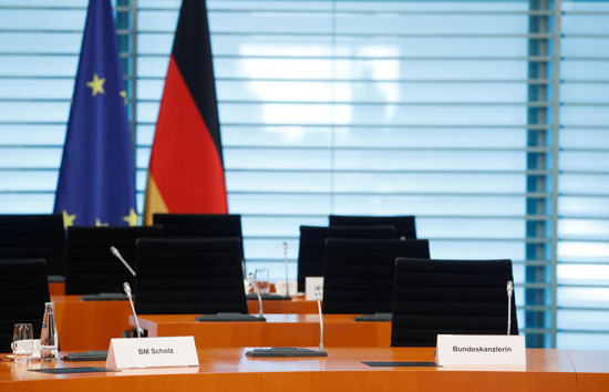 الاجتماع-الأسبوعي-لمجلس-الوزراء-الألماني-في-برلين