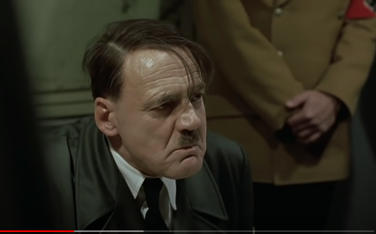 برونو جانز في شخصية هتلر