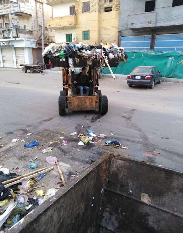 رفع القمامة ونظافة وتطهير شوارع الشرقية (3)