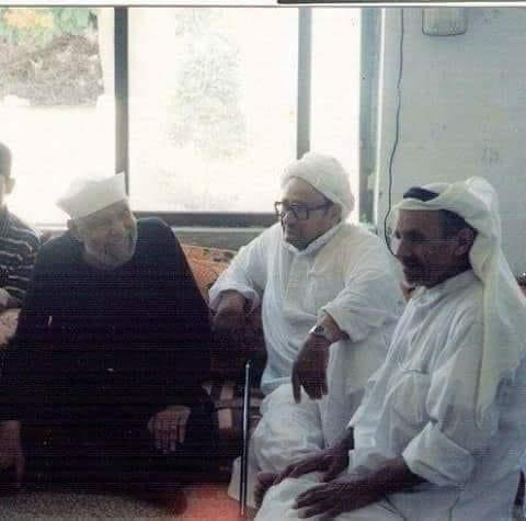الشيخ الشعراوى فى زيارة للشيخ خلف بسيناء
