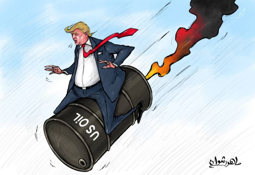 كاريكاتير صحيفة الرؤية الامارايتة