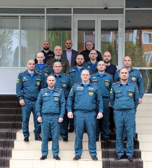 موظفو الطوارئ فى الشيشان