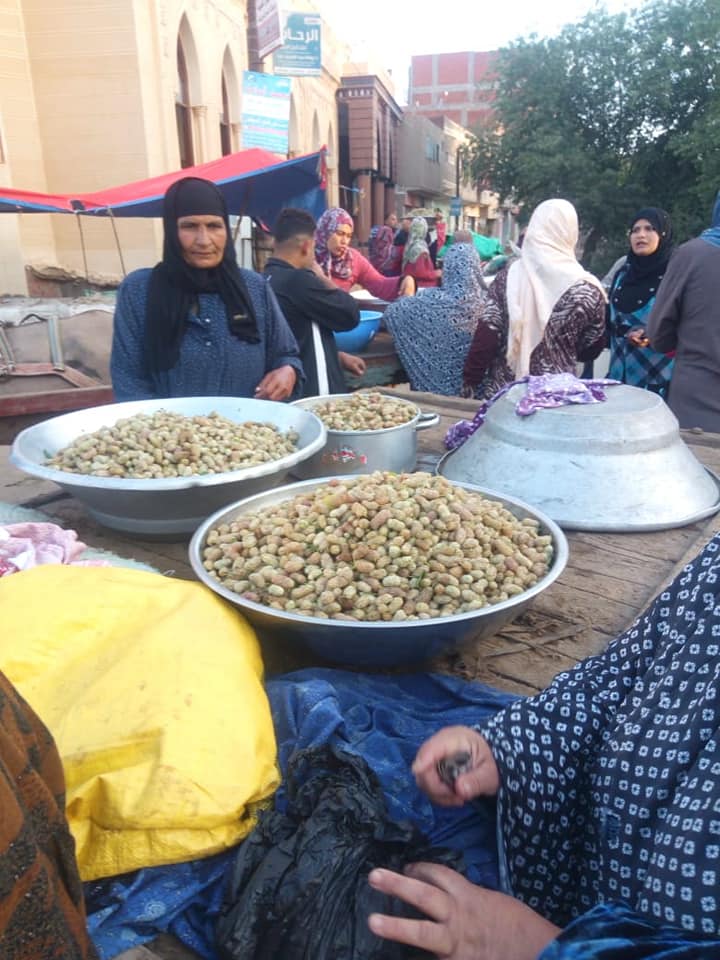 فض سوق التوت بقرية صرد بقطور وتفريق التجار (2)