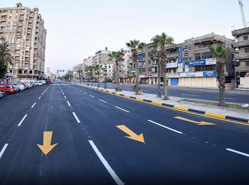 توسعة طريق الاسكندرية - مطروح (1)