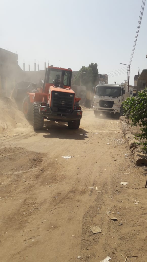 رفع 38 طن مخلفات وقمامة بمدينة الزينية