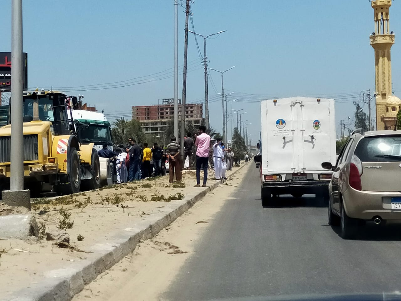 حادث تصادم على طريق طنطا القاهرة
