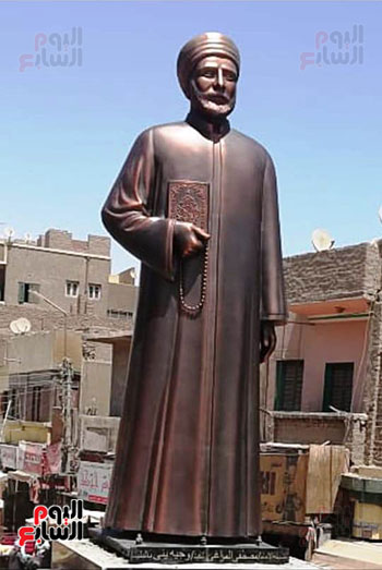 نحات قبطى يصمم تمثال شيخ الأزهر الإمام المراغى (14)