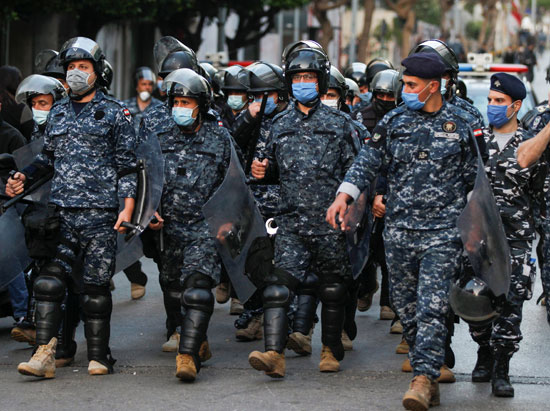 قوات الأمن اللبنانى