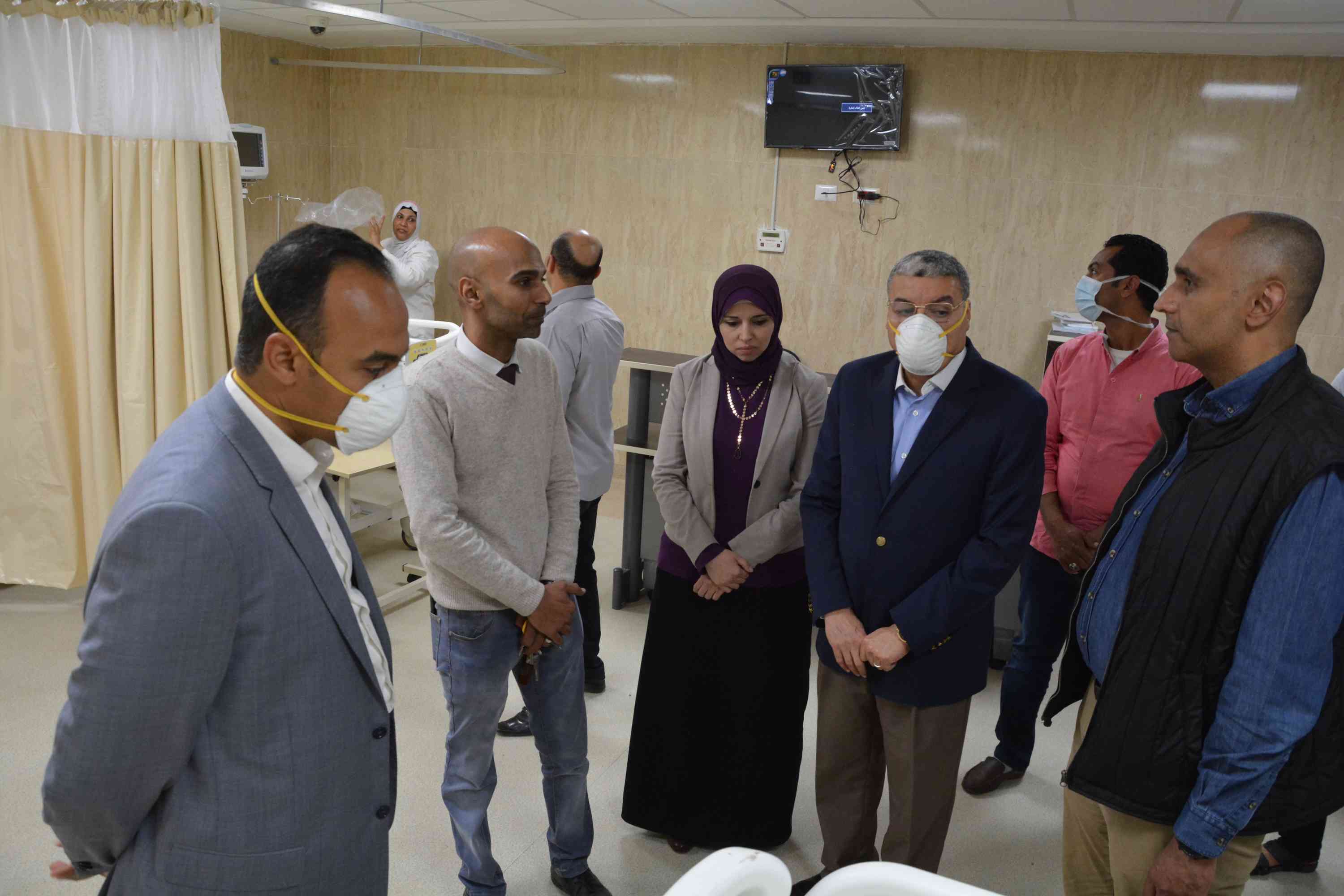  محافظ المنيا يفتتح مستشفى ملوى العام (1)