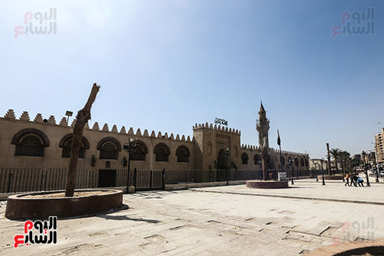 مسجد عمرو بن العاص فى الجمعه الثانيه من الاغلاق