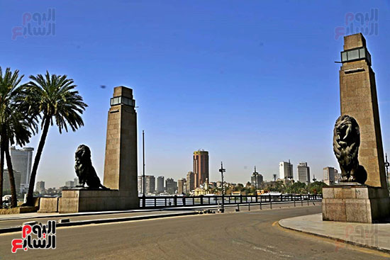 اسود كوبري قصر النيل