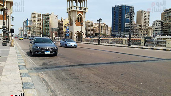 انسياب مرورى بحركة السيارات على كورنيش الإسكندرية صور وفيديو اليوم السابع