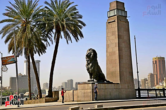صوره مع اسد قصر النيل