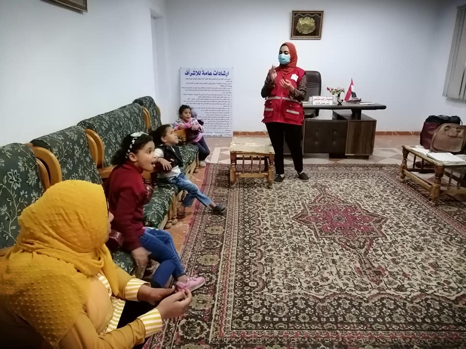 1 الهلال الأحمر يقدم برنامج التوعية صحة وسلامة لأطفال دور الإيواء