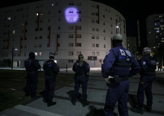 الشرطة الفرنسية بمدينة نيس