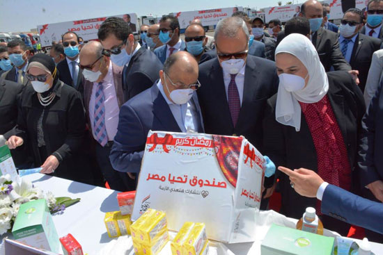 صندوق تحيا مصر يطلق قافلة مواد غذائية ومطهرات (18)