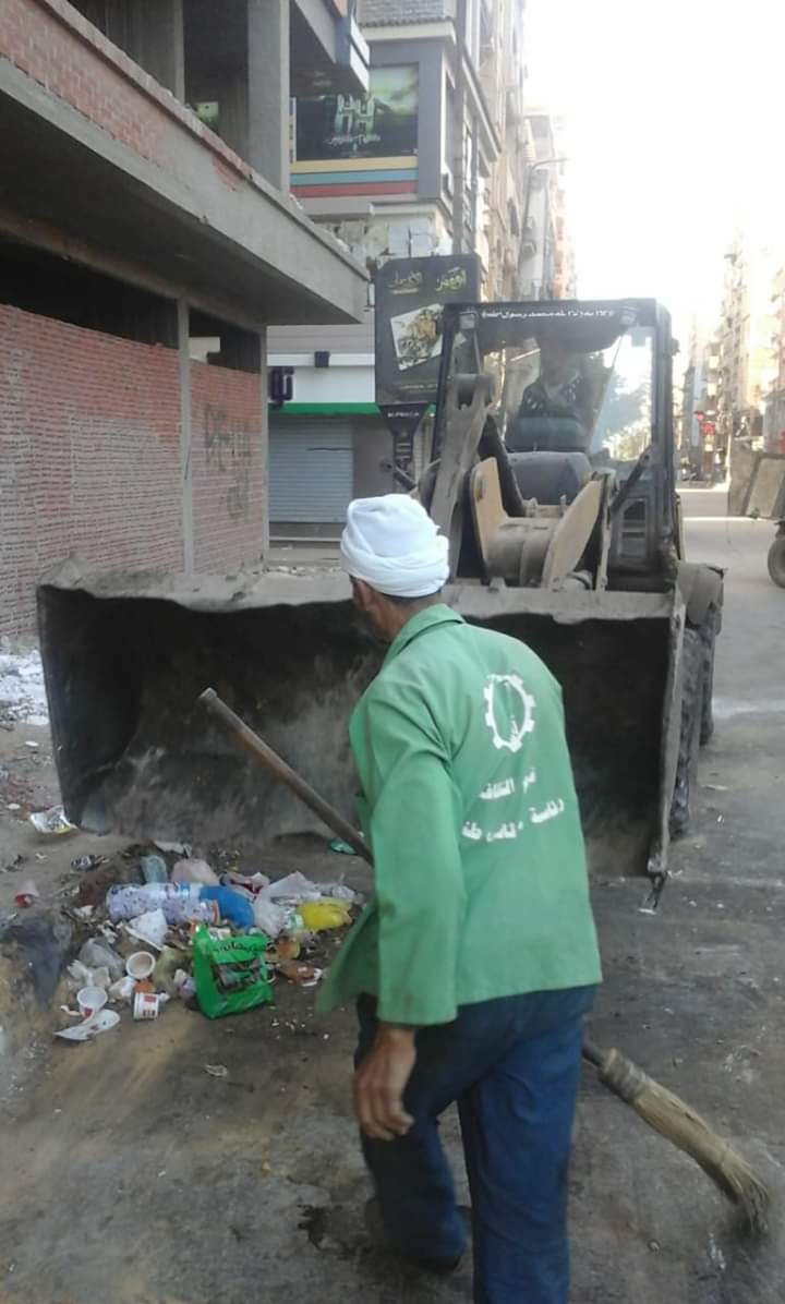 حملة نظافة بحي ثان طنطا.