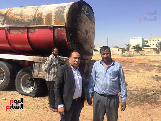  طلعت سالم، سائق شاحنة الوقود التي اشتعلت فجرًا بمدينة العاشر من رمضان (4)