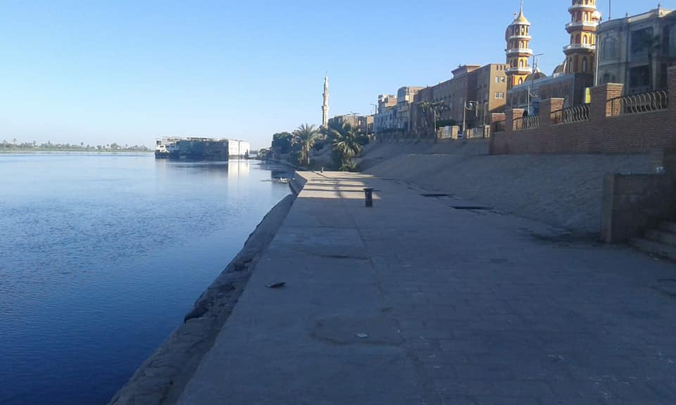 منع السباحة بعد نشر اليوم السابع صور وفيديو كورنيش النيل بإسنا