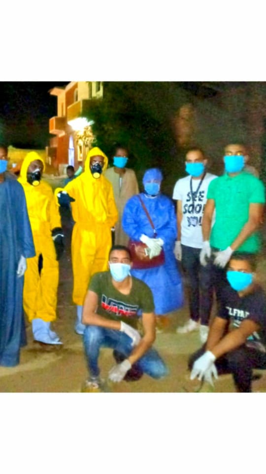 حملة معا ضد الكورنا بأسوان (7)