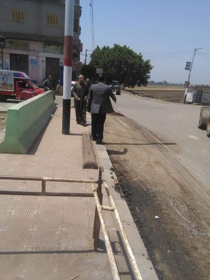 متابعة أعمال الرصف متابعة أعمال الرصف