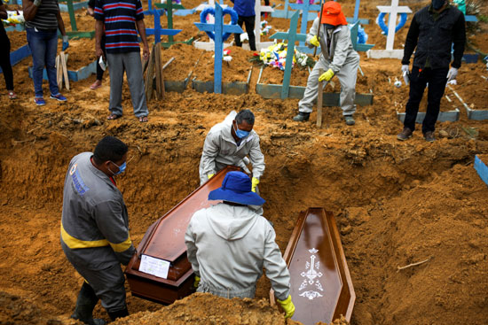 المقابر الجماعية أصبحت تهيمن على المشهد فى البرازيل