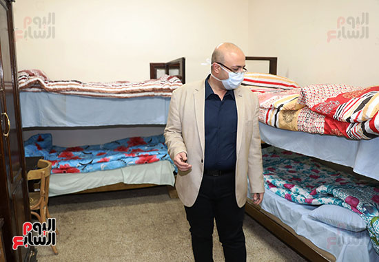 تجهيز-المدينة-الجامعية-ببنى-سويف-لاستقبال-1205-مصريا-عائدا-من-الخارج-(2)