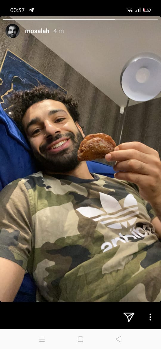 محمد صلاح والقطايف