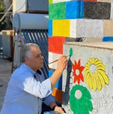 تحويل سطح المنزل لمعرض فنى (1)