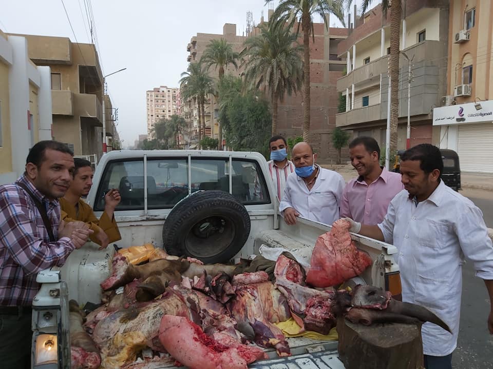 ضبط لحوم غير صالحة للإستهلاك الآدمى (4)