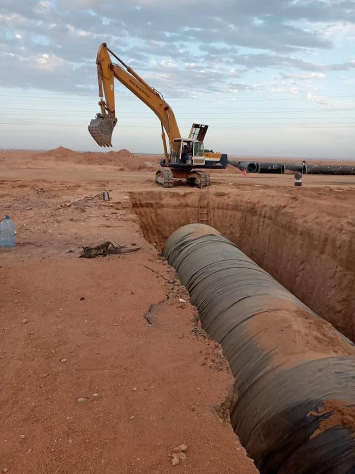 جانب من أعمال خطوط الطرد بمدينة الغردقة (4)