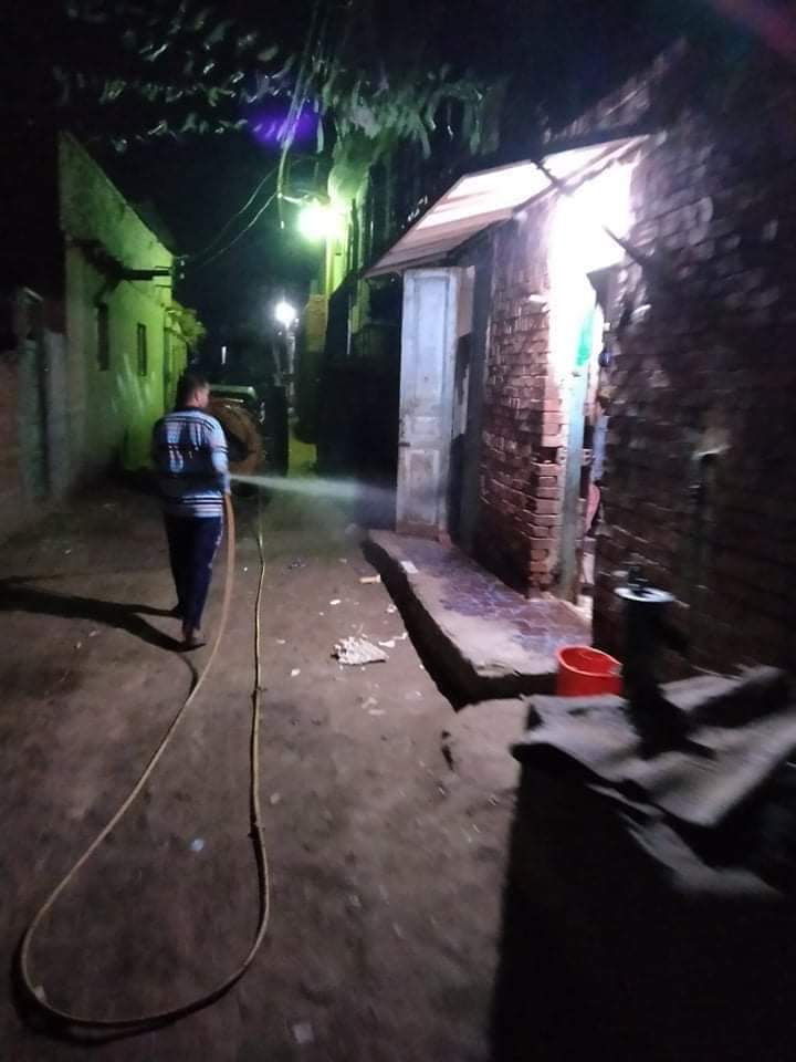 تطهير وتعقيم مبنى مديرية التربية والتعليم