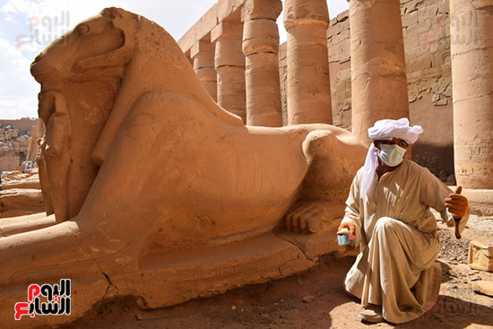 كبير-عمال-الكرنك-يكشف-مهارة-العمال-بمشروع-الكباش كبير-عمال-الكرنك-يكشف-مهارة-العمال-بمشروع-الكباش