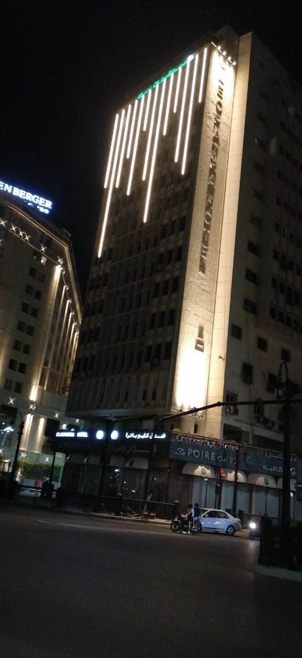 اضاءة مباني ميدان التحرير