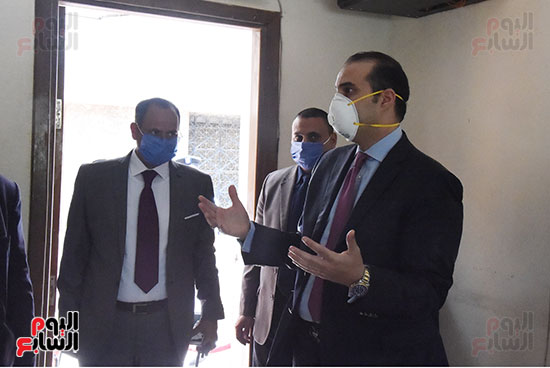 أمين عام النواب يتفقد انتظام سير الإجراءات الاحترازية قبل بدء الجلسة العامة  (10)