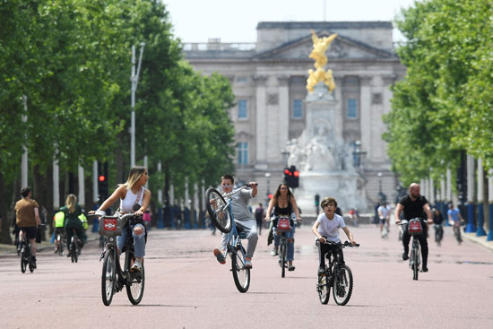 انتشار ركوب الدراجات فى بريطانيا