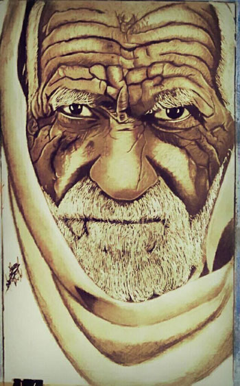 هارون فنان بورترية بالعريش (5)