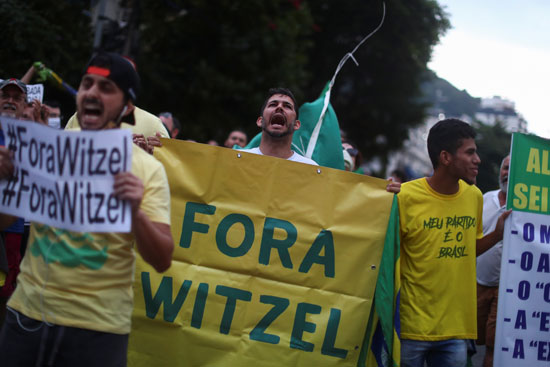 أنصار رئيس البرازيل