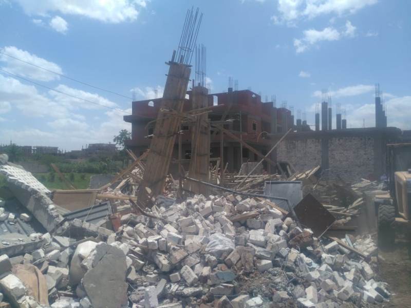 إزالة التعديات على الأراضى الزراعية بالمنوفية (6)