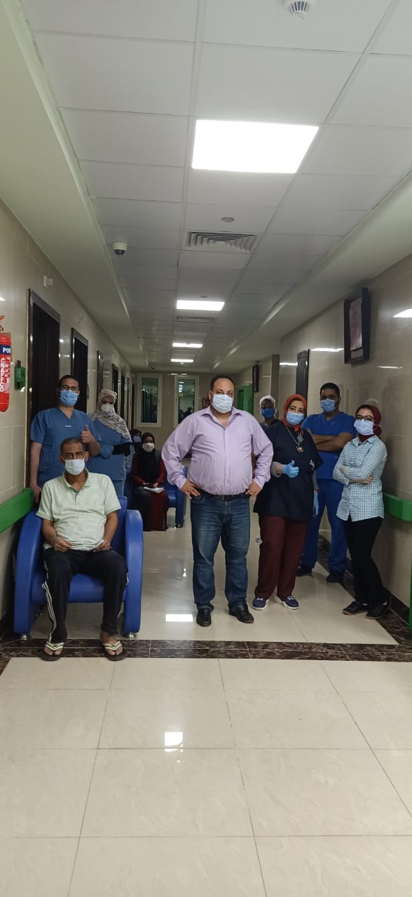المتعافين من فيروس كورونا بمستشفى إسنا التخصصى (4)